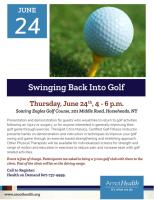 Swinging Back Into Golf