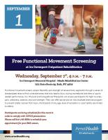 Free Functional Movement Screening