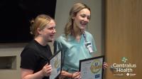 Arnot Phlebotomists Ease Young Patient's Anxiety